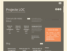 Tablet Screenshot of projecte-loc.org